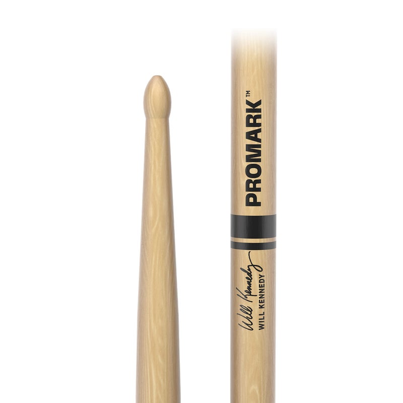 ProMark Will Kennedy Hickory Drumsticks, Wood Tip, One Pair - Image 2